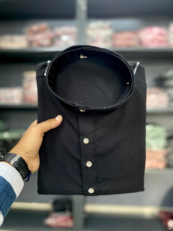 Black kurta for men