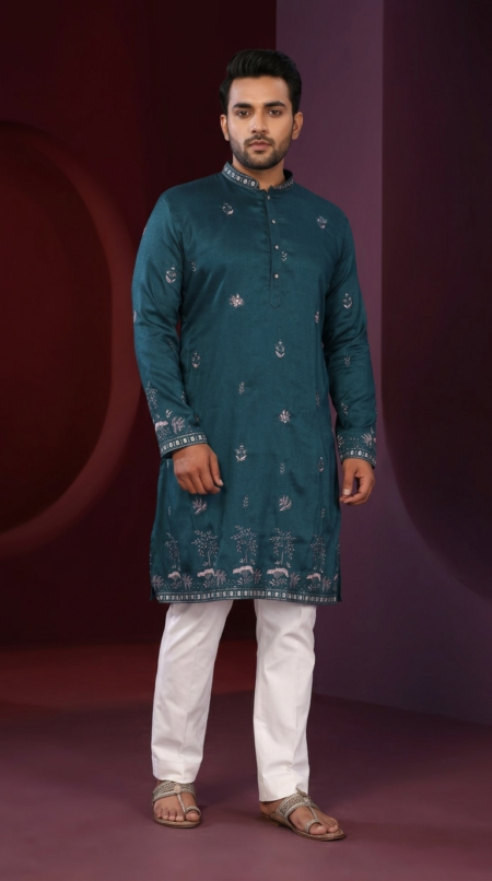 Morpich Kurta for Men Wedding Style With Pant