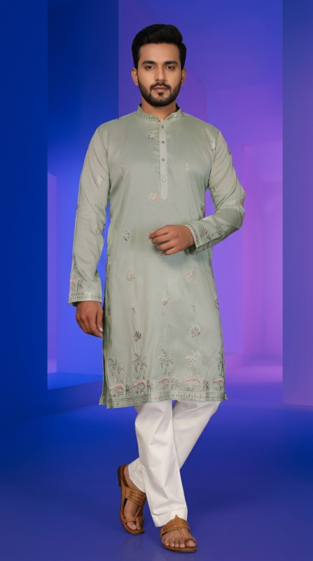 Pista Kurta for Men Wedding Style With Pant