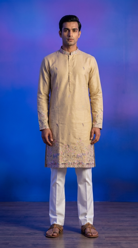 beige-embroidered-men-kurta (1)