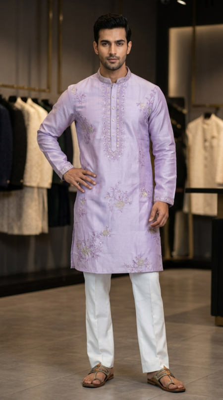 lavender-silk-kurta-mirror-work (1)