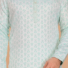 men-sea-green-printed-kurta-white-trousers (1)
