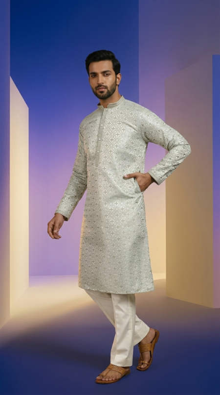 sage-green-geometric-men-kurta (1)